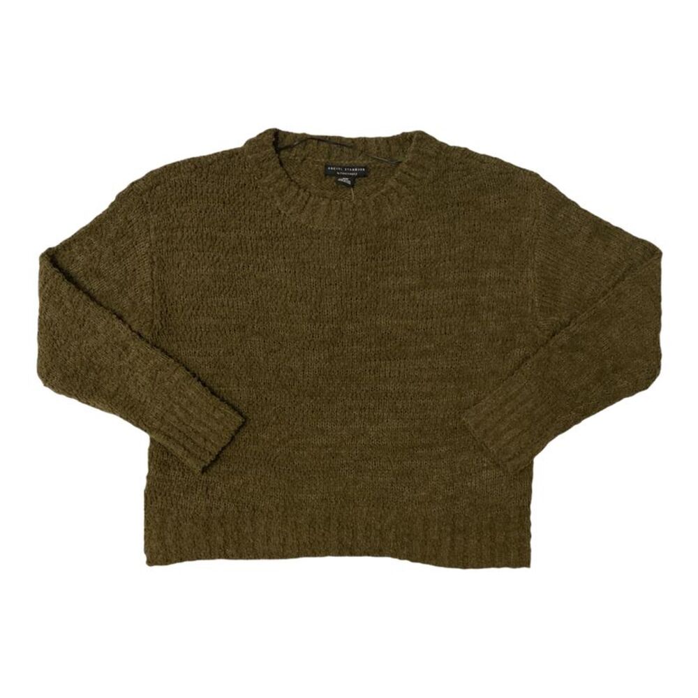 Social Standard by Sanctuary Women's Cara Crew Sweater - Olive